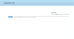 Desktop Screenshot of angelina.de